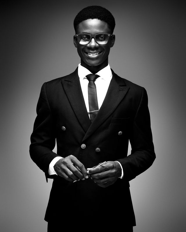 Smiling Man in Suit Portrait