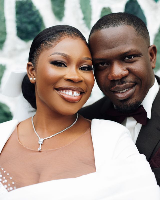 Beautiful Nigerian Wedding Couple Portrait