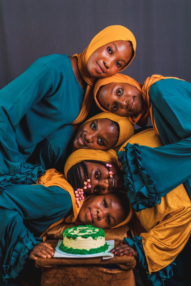 Joyful Portrait of Women and Girls Celebrating