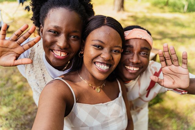 Portrait of People Smiling